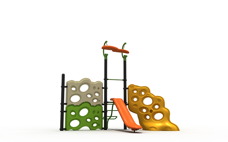 子供のための幼稚園屋外遊び場ロッククライミングキットプレイセット