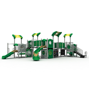 子供のためのカラフルなモダンパーク屋外遊び場スライド機器